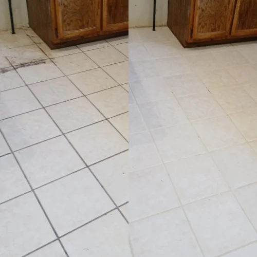 tile cleaning before and after